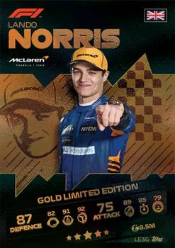 2021 Topps Turbo Attax Formula 1 - Limited Edition #LE3G Lando Norris Front
