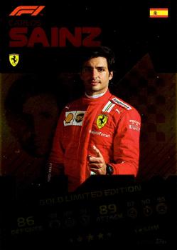 2021 Topps Turbo Attax Formula 1 - Limited Edition #LE5G Carlos Sainz Front