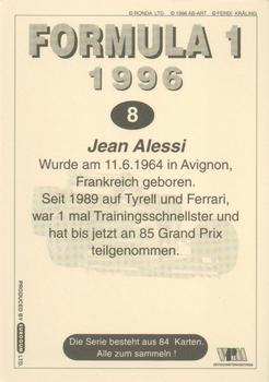 1996 Eurogum Formula 1 #8 Jean Alesi Back