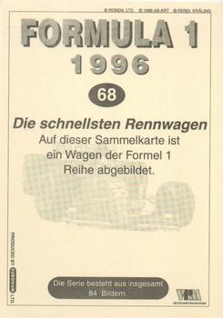 1996 Eurogum Formula 1 #68 Die Schnellsten Rennwagen Back