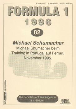 1996 Eurogum Formula 1 #82 Michael Schumacher Back