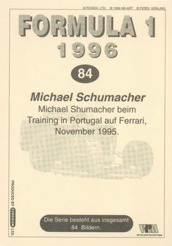 1996 Eurogum Formula 1 #84 Michael Schumacher Back