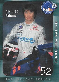 2001 Select Series #NNO Shinji Nakano Front