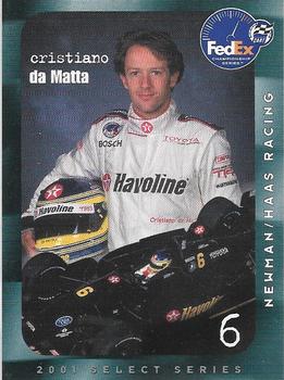2001 Select Series #NNO Cristiano Da Matta Front