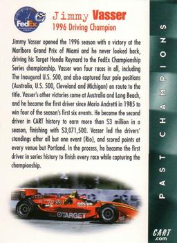 2001 Select Series - Past Champions #NNO Jimmy Vasser Back