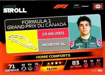 2021 Topps Turbo Attax Formula 1 - Home Comforts #HC3 Lance Stroll Front