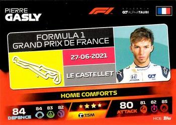 2021 Topps Turbo Attax Formula 1 - Home Comforts #HC6 Pierre Gasly Front