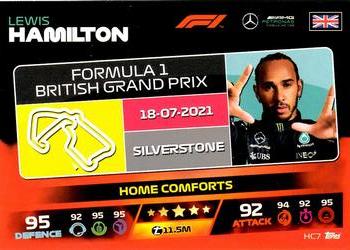 2021 Topps Turbo Attax Formula 1 - Home Comforts #HC7 Lewis Hamilton Front