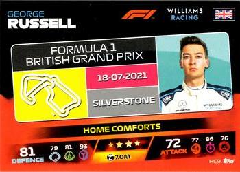 2021 Topps Turbo Attax Formula 1 - Home Comforts #HC9 George Russell Front