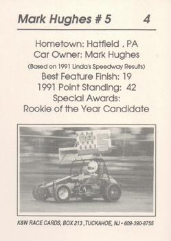 1992 K & W Lynda's Speedway Micro-Sprint #4 Mark Hughes Back