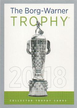 2018 BorgWarner Trophy Cards #NNO The Borg-Warner Trophy Front