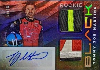2021 Panini Chronicles - Black Rookie Materials Signatures Holo Gold #BRMS-TJ Tommy Joe Martins Front