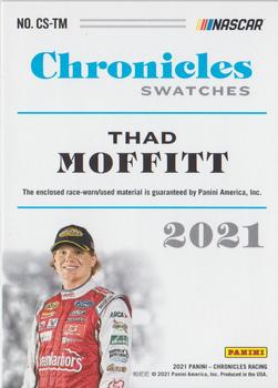 2021 Panini Chronicles - Chronicles Swatches #CS-TM Thad Moffitt Back