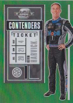 2021 Panini Chronicles - Contenders Optic Green #2 Kevin Harvick Front