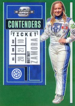 2021 Panini Chronicles - Contenders Optic Green #17 Brittney Zamora Front