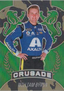 2021 Panini Chronicles - Crusade Green #18 William Byron Front