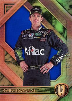 2021 Panini Chronicles - Gold Standard Blue #2 Carl Edwards Front