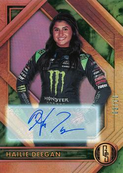 2021 Panini Chronicles - Gold Standard Autographs Holo Silver #4 Hailie Deegan Front