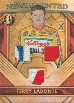 2021 Panini Chronicles - Gold Standard Newly Minted Holo Gold #GS-TL Terry Labonte Front