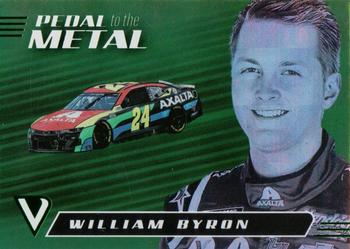 2021 Panini Chronicles - Pedal to the Metal Green #7 William Byron Front