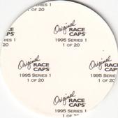 1995 Original Race Caps #9 Ted Musgrave Back
