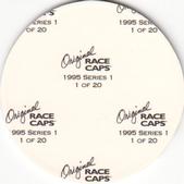 1995 Original Race Caps #13 Ted Musgrave Back