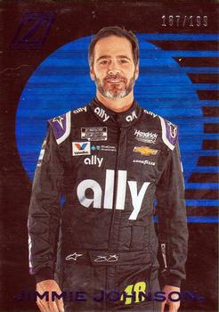 2021 Panini Chronicles - Zenith Blue #17 Jimmie Johnson Front