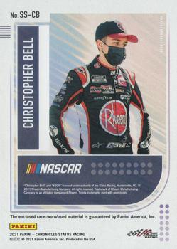 2021 Panini Chronicles - Status Swatches #SS-CB Christopher Bell Back