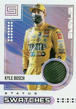 2021 Panini Chronicles - Status Swatches #SS-KY Kyle Busch Front