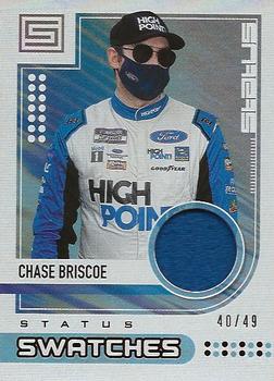 2021 Panini Chronicles - Status Swatches Red #SS-CB Chase Briscoe Front