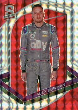 2021 Panini Chronicles - Spectra Interstellar Red #18 Alex Bowman Front