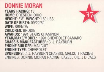 1992 Stars Arizona Sport Shirts #37 Donnie Moran Back