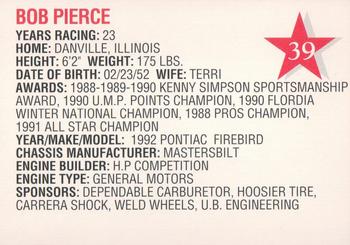 1992 Stars Arizona Sport Shirts #39 Bob Pierce Back