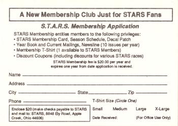1992 Stars Arizona Sport Shirts #NNO Membership Offer Front