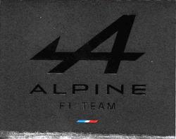 2021 Topps F1 Stickers #7 Alpine F1 Team Front