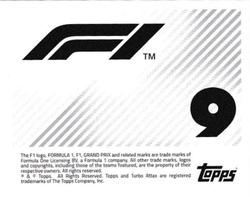 2021 Topps F1 Stickers #9 AlphaTauri Back
