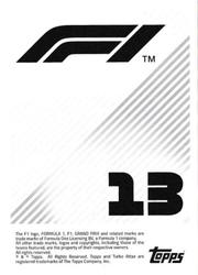 2021 Topps F1 Stickers #13 Lewis Hamilton Back