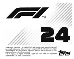 2021 Topps F1 Stickers #24 Valtteri Bottas Back