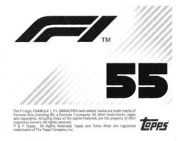 2021 Topps F1 Stickers #55 Lando Norris Back