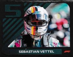 2021 Topps F1 Stickers #84 Sebastian Vettel Front