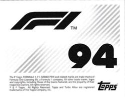 2021 Topps F1 Stickers #94 Esteban Ocon Back