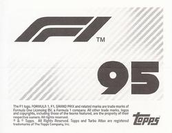 2021 Topps F1 Stickers #95 Esteban Ocon Back