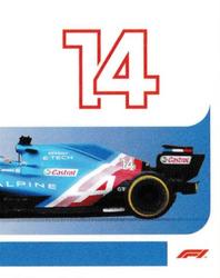 2021 Topps F1 Stickers #108 Fernando Alonso Front