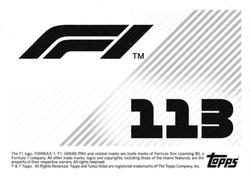 2021 Topps F1 Stickers #113 McLaren F1 Back