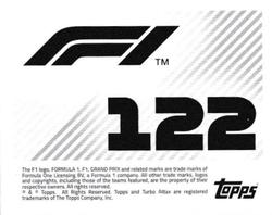 2021 Topps F1 Stickers #122 Carlos Sainz Back