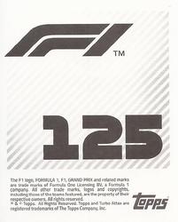 2021 Topps F1 Stickers #125 Carlos Sainz Back