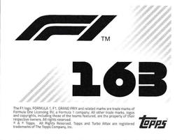 2021 Topps F1 Stickers #163 Kimi Raikkonen Back