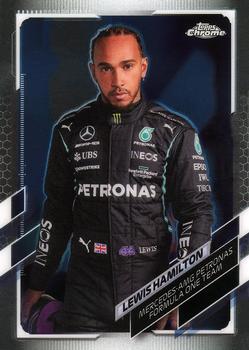 2021 Topps Chrome Formula 1 #1 Lewis Hamilton Front