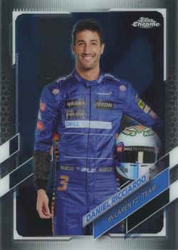 2021 Topps Chrome Formula 1 #5 Daniel Ricciardo Front