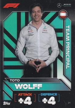 2022 Topps Turbo Attax F1 #21 Toto Wolff Front